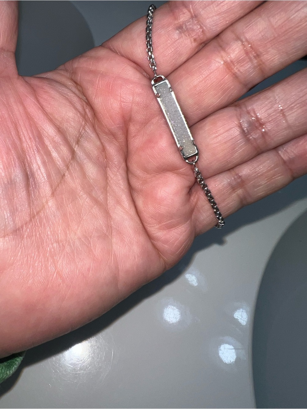 Kendra Scott Sterling Silver ID Bar Bracelet - Simple Silver Women's Jewelry